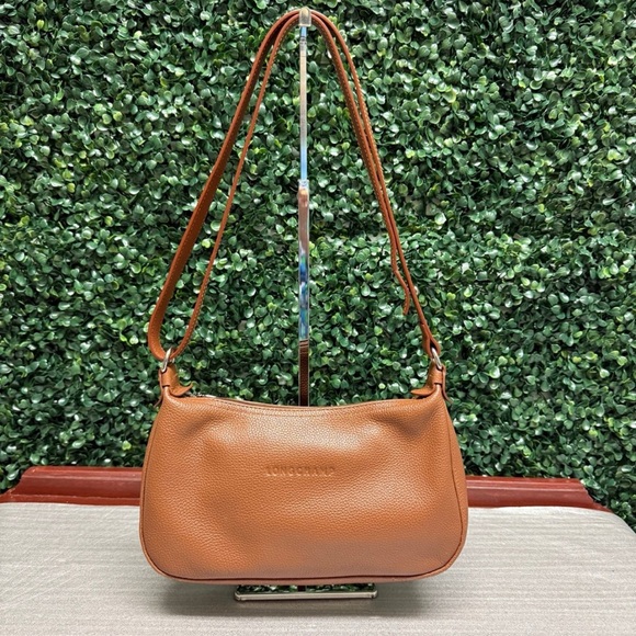 Longchamp Handbags - Longchamp Tan Shoulder Bag with Elegant Design